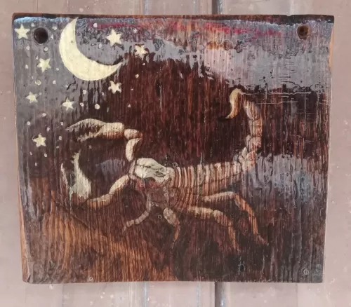 Scorpion Moon Burn/Painting