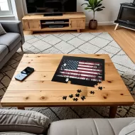 American Flag Grunge Style Jigsaw Puzzle