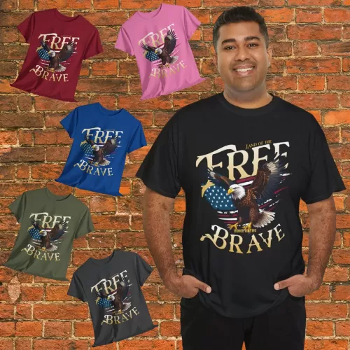 Land of the Free, Home of the Brave Tee Shirt