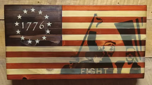 Trump Fight [4] 21"x11"