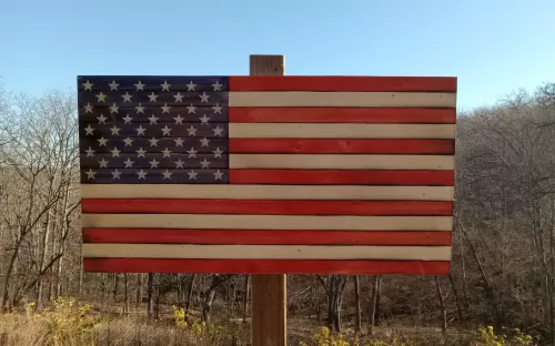 American Flag 37"x20"