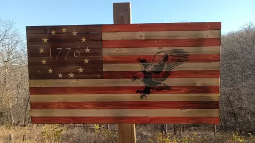 Eagle Hunting 1776 37"x20"